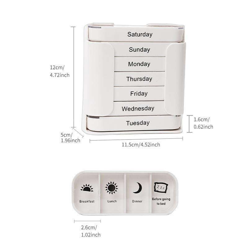 Shoplarke 7-Day Pill Organizer