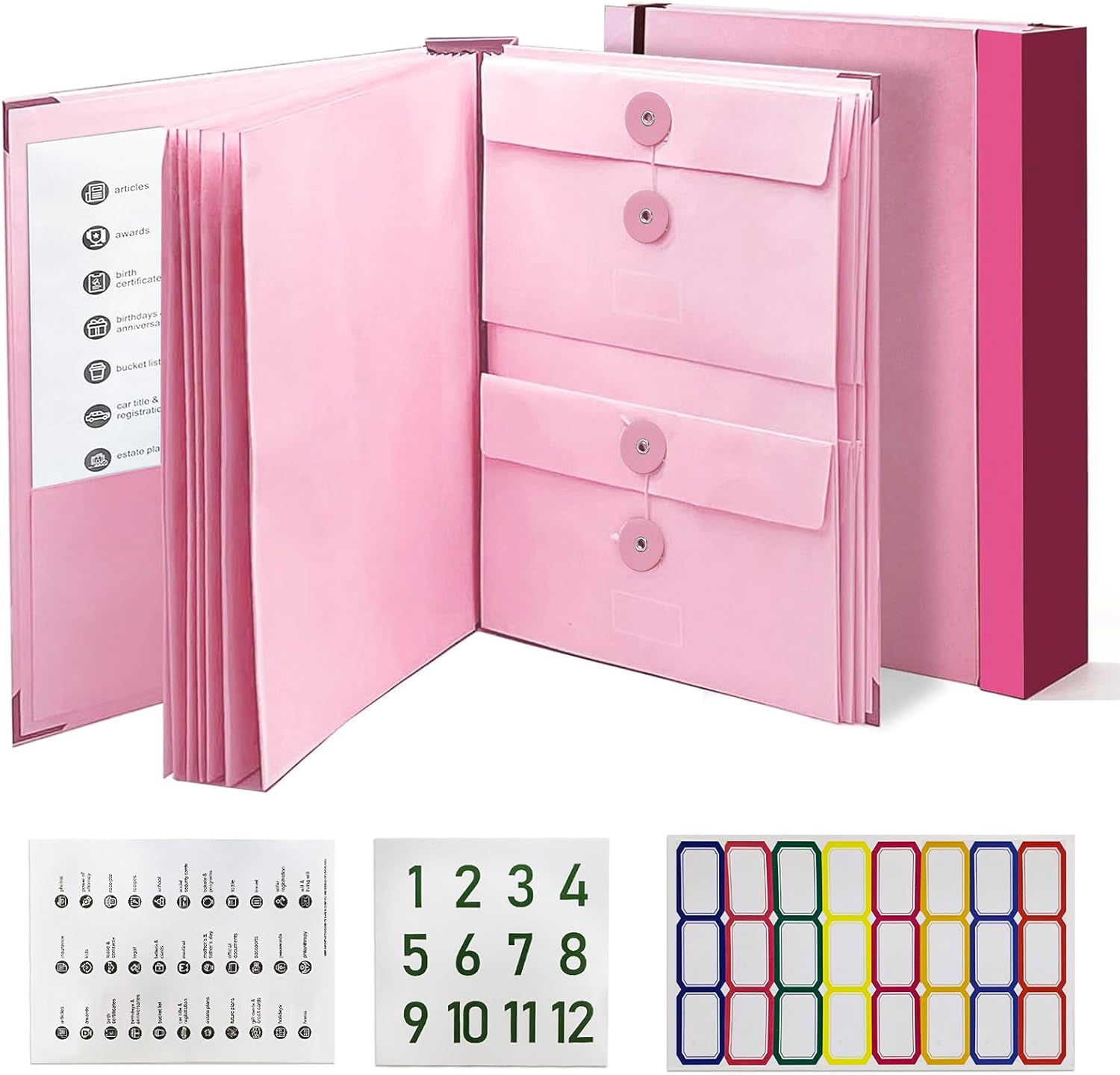 Shoplarke Accordion Organizer Folio