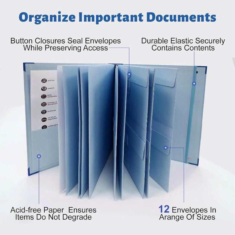 Shoplarke Accordion Organizer Folio