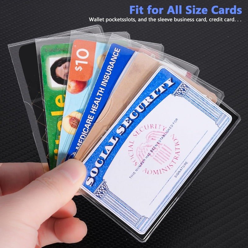 ShopPaya Clear PVC Card Sleeves