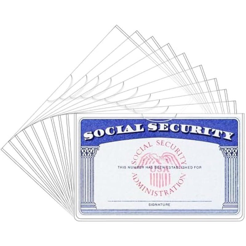 ShopPaya Clear PVC Card Sleeves