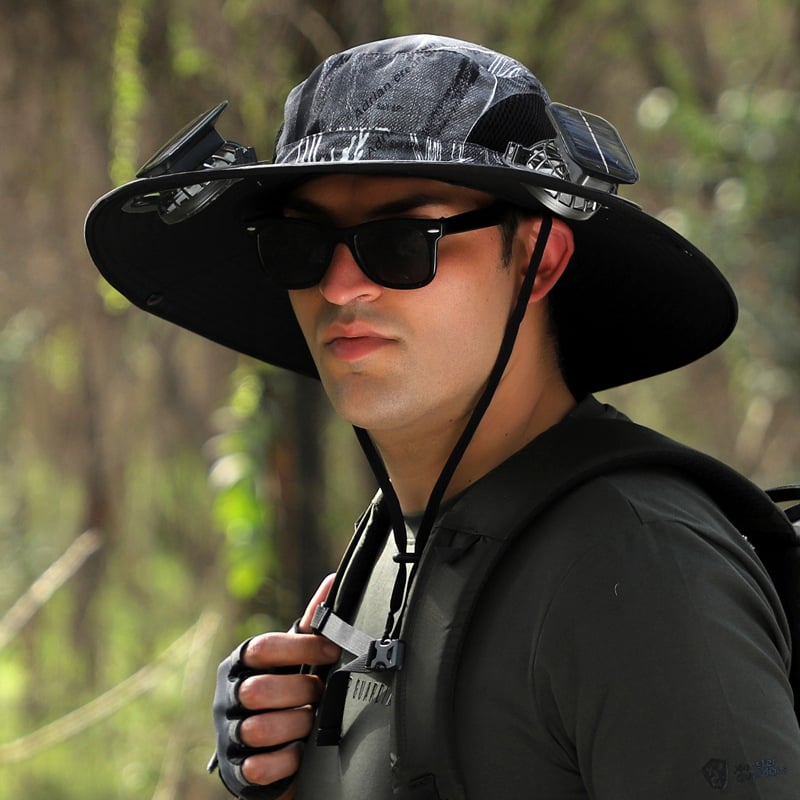 ShopPaya Solar Fan Hat