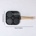 Raidley Top 4-in-1 Nonstick Frying Pan: Ideal for Eggs, Bacon, and Burgers