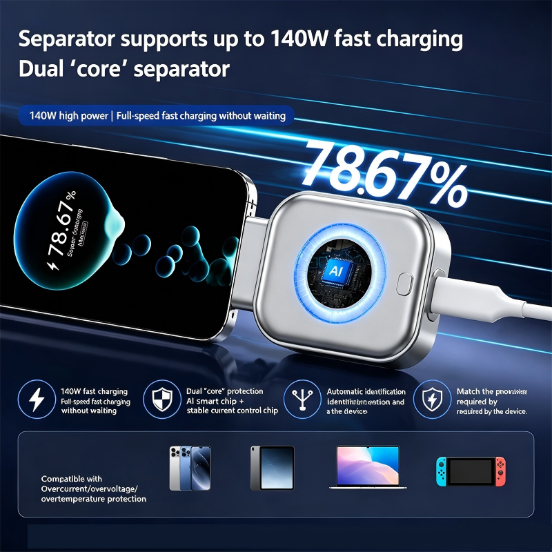 Bestusly Auto Power-Off Fast Charging Adapter