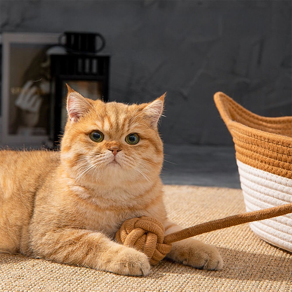 Stimulicat Woven Cat Nest Bed