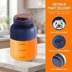 Traittion Portable Wireless Juicer Cup , Large Capacity Electric Fruit Juicer
