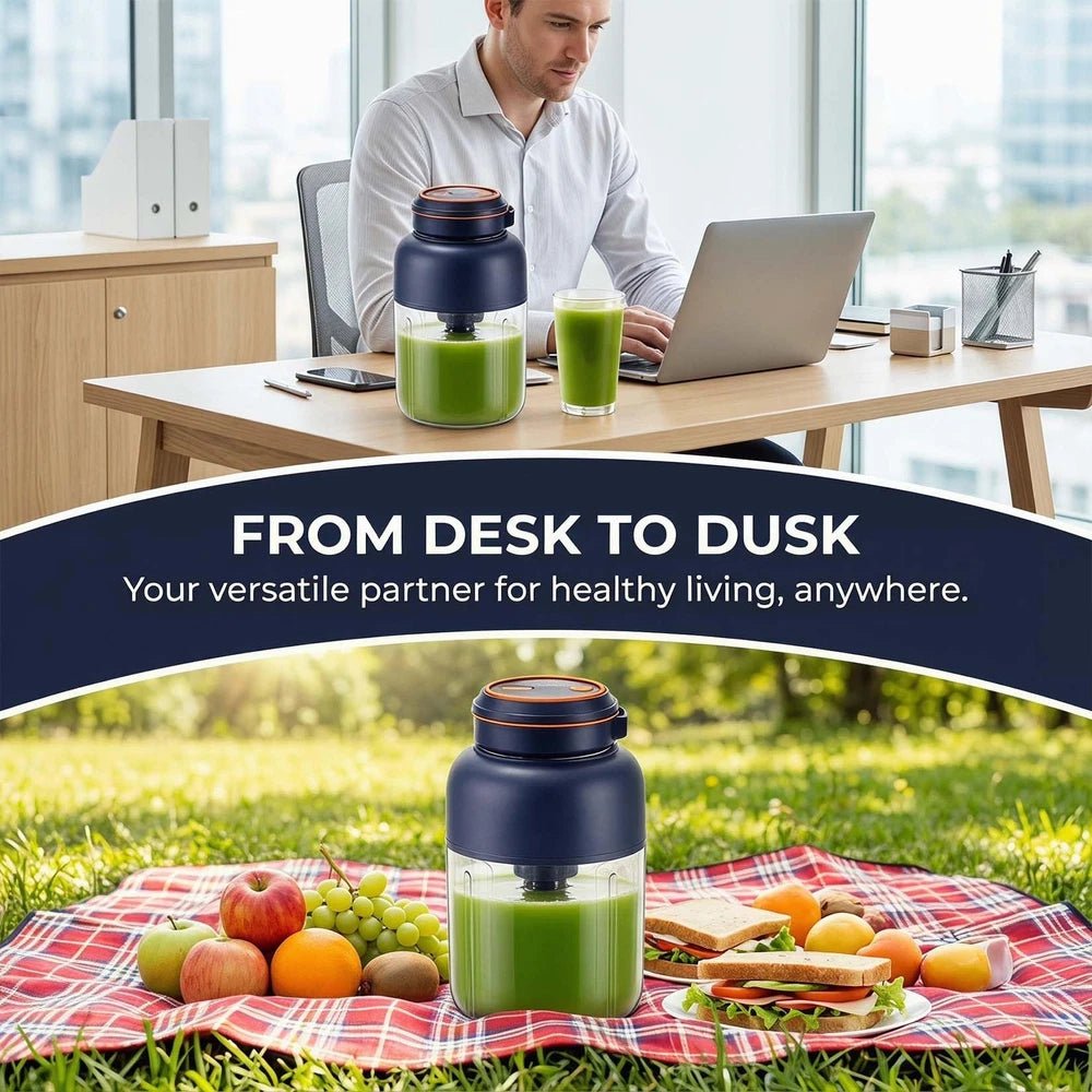 Traittion Portable Wireless Juicer Cup , Large Capacity Electric Fruit Juicer