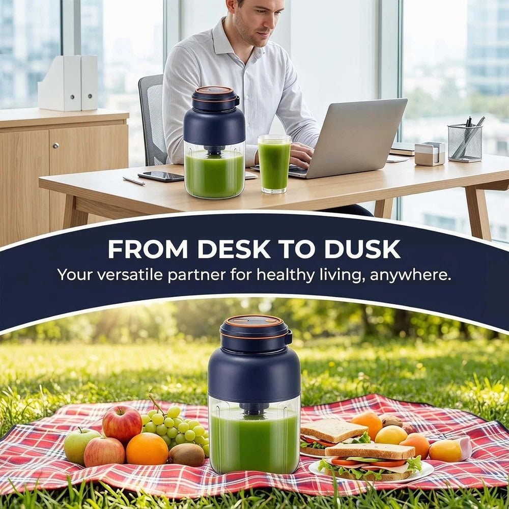 Traittion Portable Wireless Juicer Cup , Large Capacity Electric Fruit Juicer
