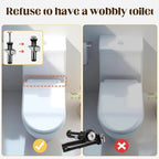 Vexlavoshop Heavy Duty Toilet Seat Fastener Bolt kit